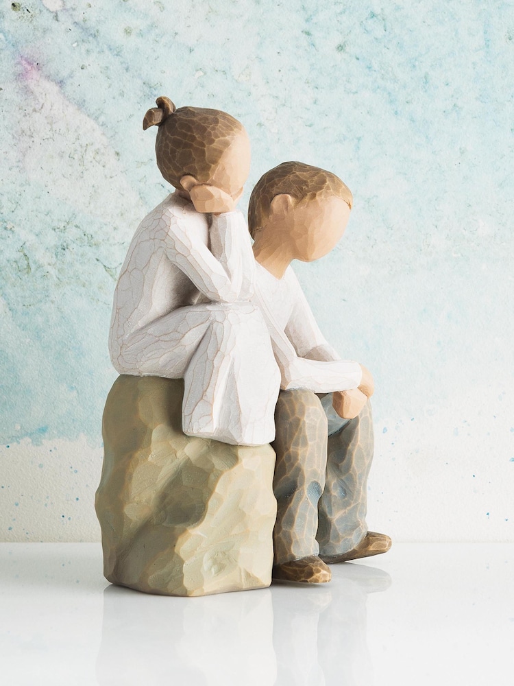 Willow Tree Off White Brother And Sister Figurine - Image 2 of 5 Willow Tree Off White Brother And Sister Figurine - Image 2 of 5