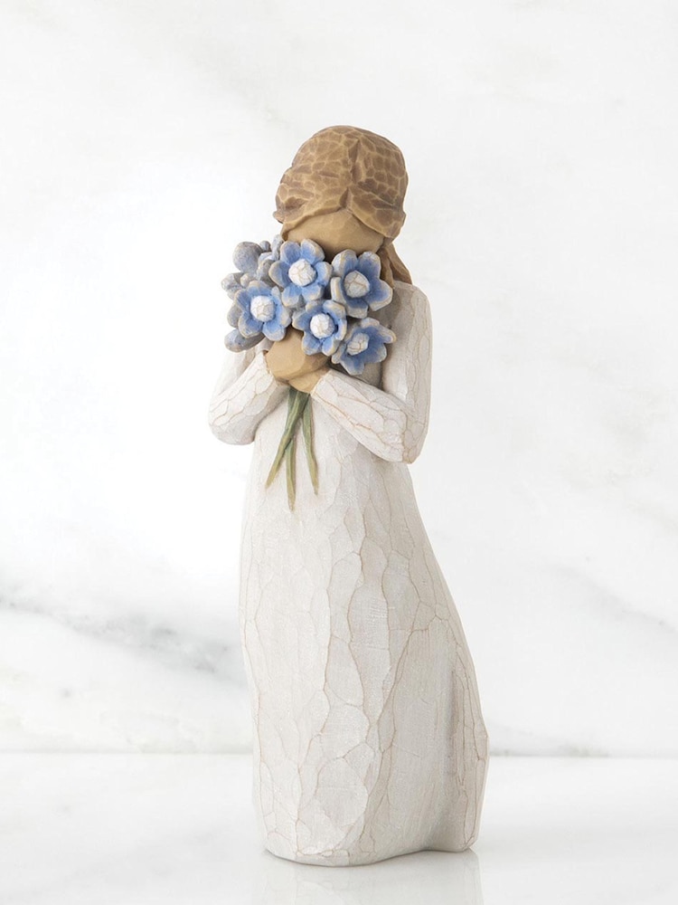 Willow Tree Off White Forget Me Not Figurine - Image 1 of 2 Willow Tree Off White Forget Me Not Figurine - Image 1 of 2