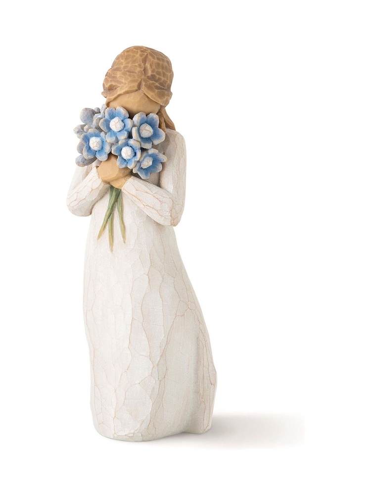 Willow Tree Off White Forget Me Not Figurine - Image 2 of 2 Willow Tree Off White Forget Me Not Figurine - Image 2 of 2