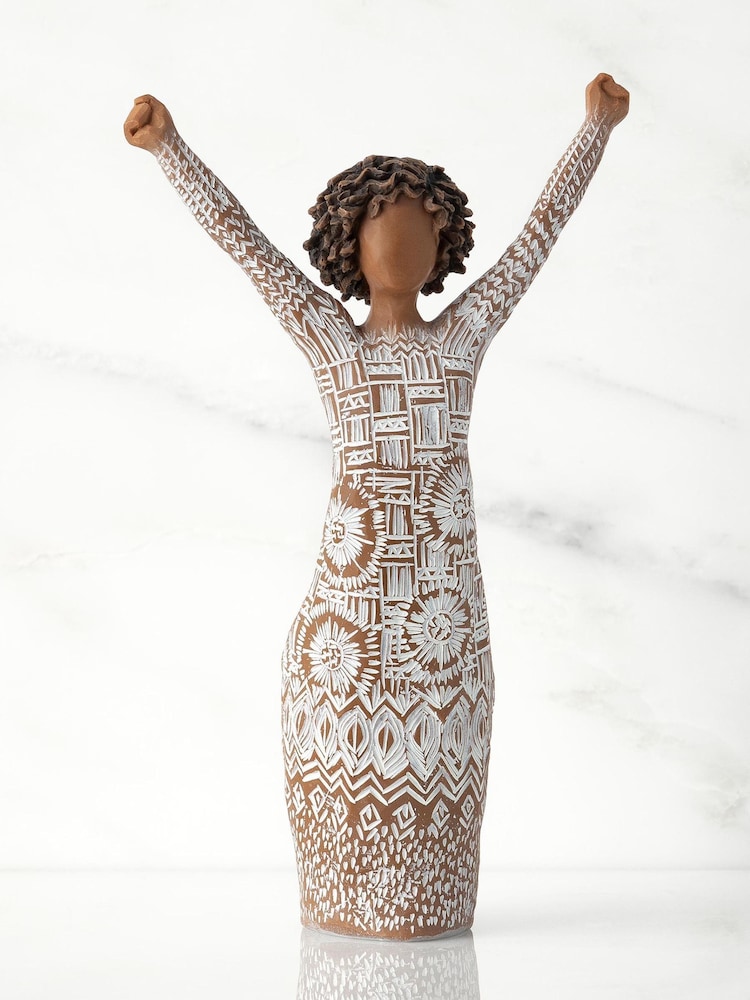 Willow Tree Off White Courageous Joy Figurine - Image 1 of 5 Willow Tree Off White Courageous Joy Figurine - Image 1 of 5