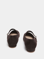 Long Tall Sally Brown Mary Jane Low Heels - Image 3 of 5