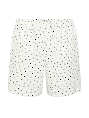 Yours Curve White Skinny Waistband Shorts - Image 5 of 5