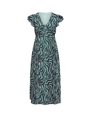 Yours Curve Green London Tea Dress - Image 5 of 5