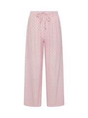 PixieGirl Petite Pink Spot Print Wide Leg Trousers - Image 5 of 5