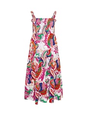 Yours Curve Light Pink Tiered Shirred Sundress - Image 5 of 5
