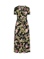 فستان ملفوف من الأمام مقاس كبير من Yours - Image 5 of 5