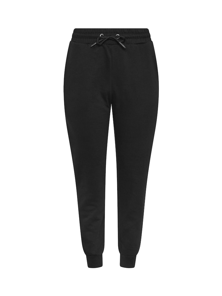 M&Co Black Cuffed Joggers 2 Pack - Image 2 of 2 M&Co Black Cuffed Joggers 2 Pack - Image 2 of 2