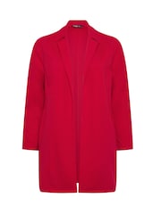 Yours Curve Red Scuba Blazer - Image 5 of 5