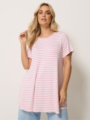 وردي - Yours Curve Stripe Swing Top - Image 1 of 5