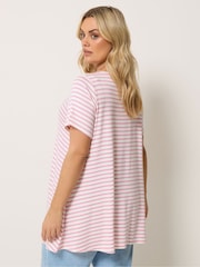 وردي - Yours Curve Stripe Swing Top - Image 3 of 5
