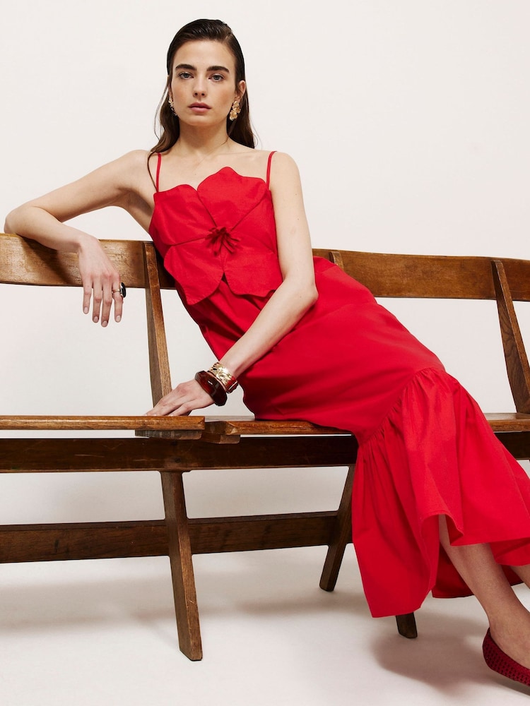 River Island Strappy Flower Maxi Dress - Изображение 1 4