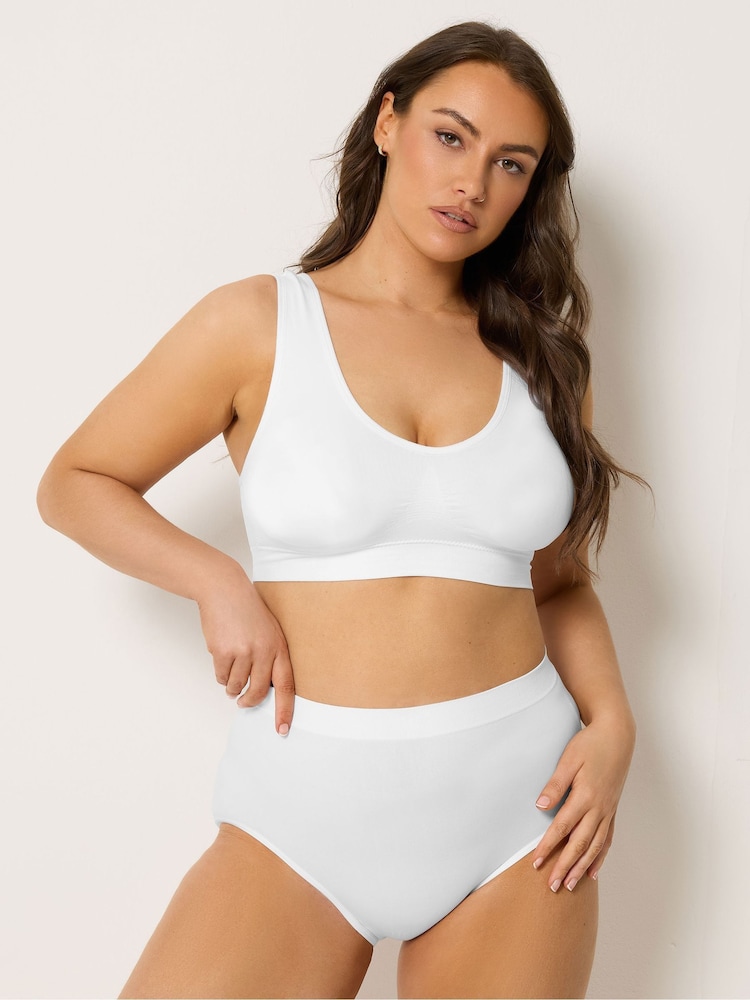 Yours Curve Black Seamless Light Control Full Briefs 2 Pack - Image 2 of 9 Yours Curve Black Seamless Light Control Full Briefs 2 Pack - Image 2 of 9