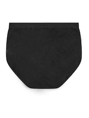Yours Curve Black Seamless Light Control Full Briefs 2 Pack - Image 8 of 9