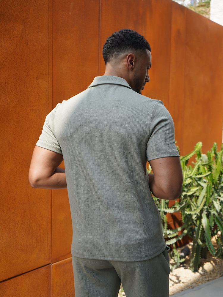 CAPO Aztec Revere Polo Shirt - Imagen 2 de 5