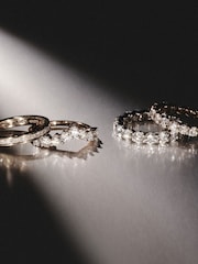 The Diamond Store Silver 0.50ct Lab Diamond Wishbone Ring H/Si Quality in 9K White Gold - Image 6 of 6