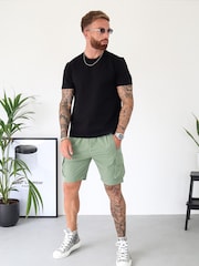 CAPO Green Lightweight Cargo Shorts - Image 5 of 6