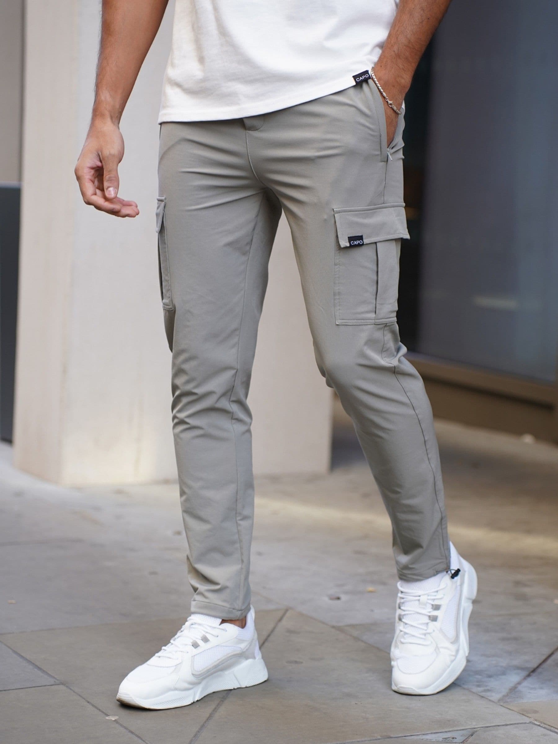 Buy CAPO Grey Utility Cargo Pant Toggle from Next USA