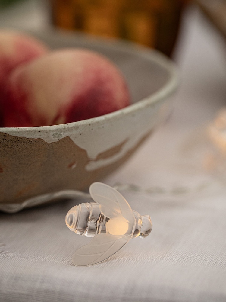 Lights4fun Clear 20 Bee LED Solar Fairy Lights - Image 2 of 3