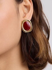 D.Louise Bold Oval Statement Earrings - Imagen 1 de 3
