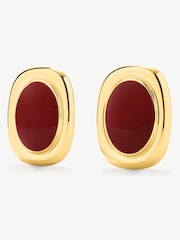 D.Louise Bold Oval Statement Earrings - Imagen 2 de 3