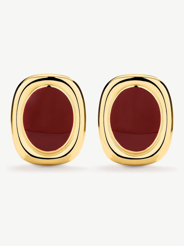 D.Louise Bold Oval Statement Earrings - Imagen 3 de 3