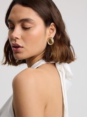 D.Louise Bold Oval Statement Earrings - Imagen 1 de 3