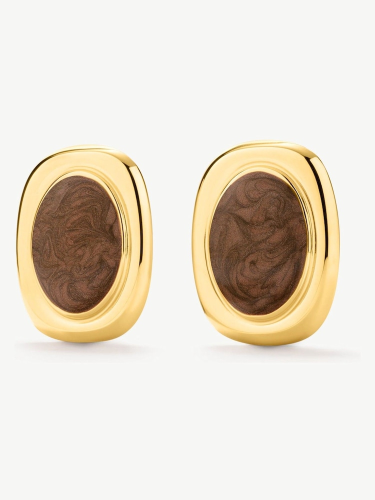 D.Louise Bold Oval Statement Earrings - Imagen 3 de 3