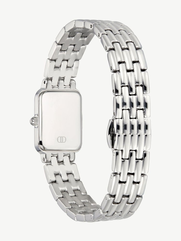 D.Louise Silver Classic Stainless Linked Watch - Image 6 of 6