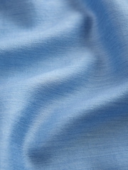 Світло-блакитний - N. Premium Scarf Detail V-Neck Blouse - Image 2 of 3