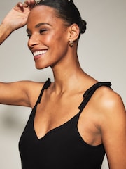 KBX Black Broderie Cami Set - Image 3 of 6