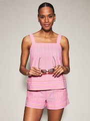KBX Pink Stripe Cami Set - Image 1 of 6