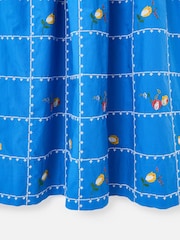 Oliver Bonas Cobalt Blue Floral Embroidered Puff Sleeve Midi Dress - Imagen 7 de 7