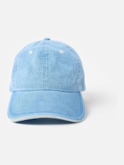 Oliver Bonas Blue Light Blue Denim Cap Hat - Image 1 of 4