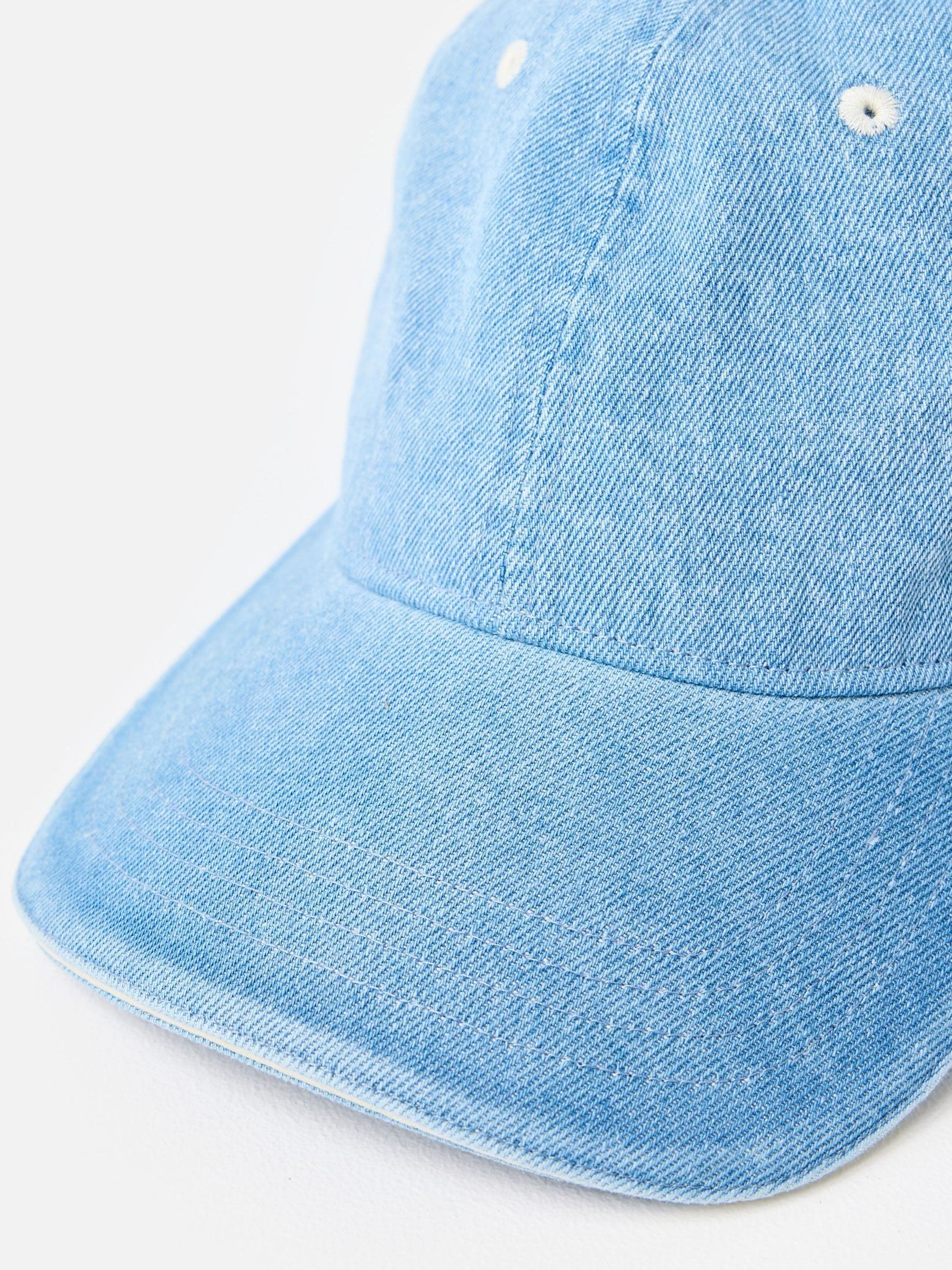 Buy Oliver Bonas Blue Light Blue Denim Cap Hat from Next USA