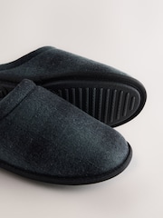 Grey Buffalo Check Mule Slippers - Image 5 of 5