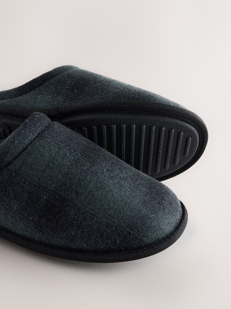 Grau - Buffalo Check Mule Slippers - Bild 7 von 7 Grau - Buffalo Check Mule Slippers - Bild 7 von 7