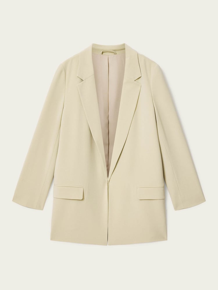 AllSaints Cream Aleida Tri Blazer - Image 3 of 3