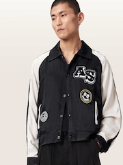 AllSaints Black Orville Jacket - Image 2 of 3