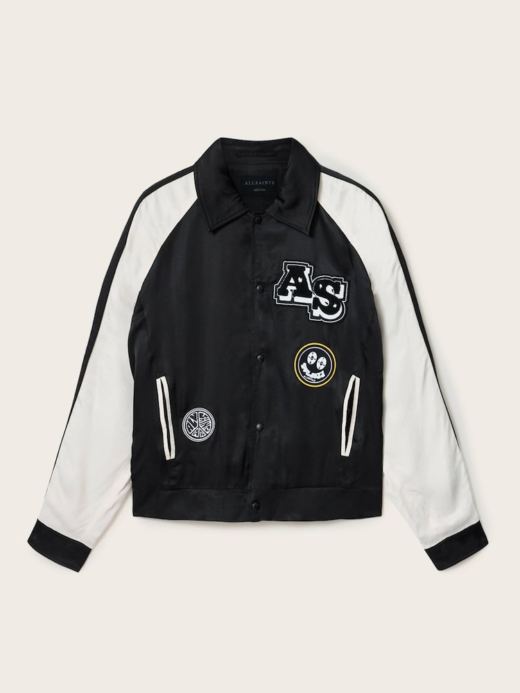 AllSaints Black Orville Jacket - Image 3 of 3 AllSaints Black Orville Jacket - Image 3 of 3