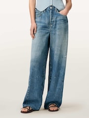 AllSaints Blue Jett Trousers - Image 1 of 6