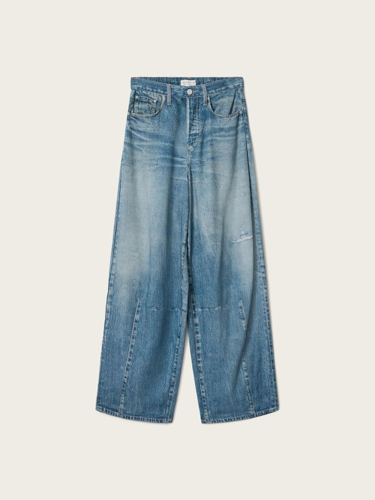 AllSaints Blue Jett Trousers - Image 6 of 6
