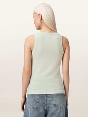 AllSaints Green Rina Tank - Image 2 of 7