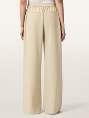 AllSaints Cream Aleida Wide Leg Trousers - Image 4 of 7