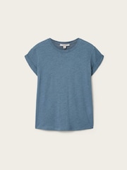 AllSaints Blue Anna T-Shirt - Image 7 of 7