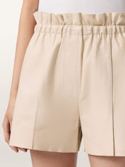 AllSaints Cream Fran Short - Image 7 of 8