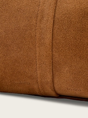 AllSaints Brown Ara Suede E/W Tote - Image 6 of 7