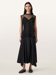 AllSaints Black Ava Dress - Image 5 of 6