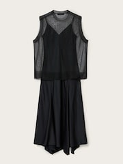 AllSaints Black Ava Dress - Image 6 of 6