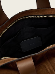 AllSaints Brown Jean Rey Suede Tote - Image 3 of 7