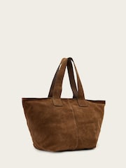 AllSaints Brown Jean Rey Suede Tote - Image 7 of 7